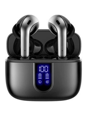 Bluetooth Headphone Wireless Earbud Airpods Pro 2 Charging Case Waterproof BLACK